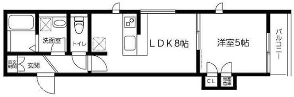 マンション大山の物件間取画像